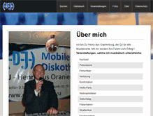 Tablet Screenshot of dj-henry.info